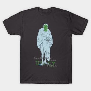 Gandhi with gas mask T-Shirt